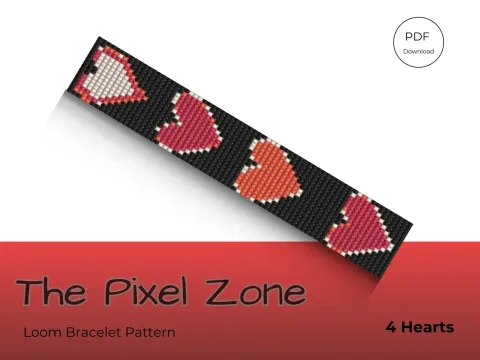 4 Hearts pattern preview