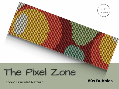 80s Bubbles pattern preview
