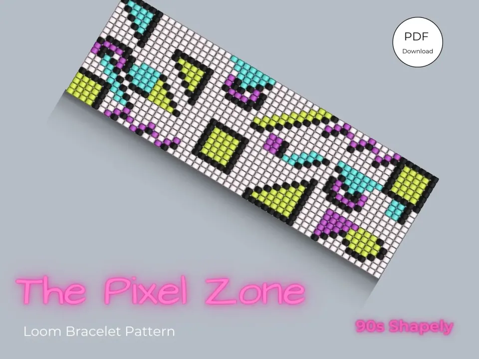 90s Shapely loom pattern preview