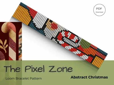Abstract Christmas pattern preview