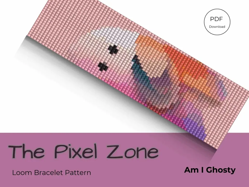 Am I Ghosty loom pattern preview