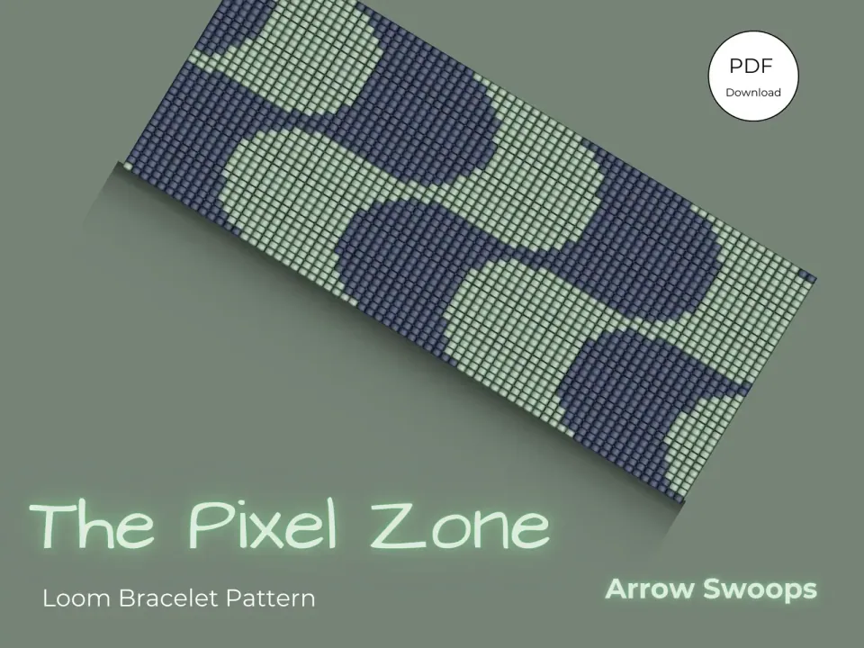 Arrow Swoops loom pattern preview