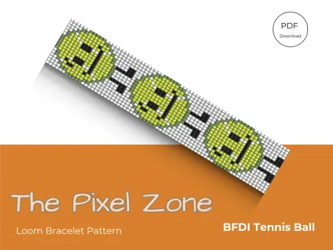 BFDI Tennis Ball pattern preview