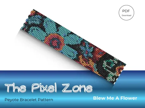 Blew Me A Flower pattern preview