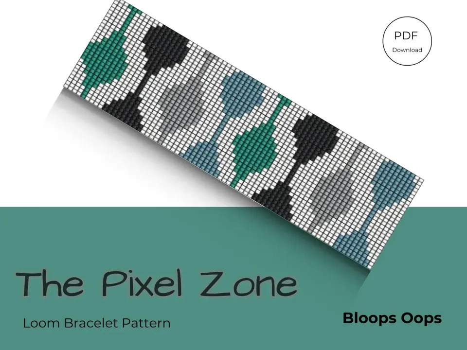 Bloops Oops loom pattern preview
