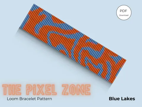 Blue Lakes pattern preview
