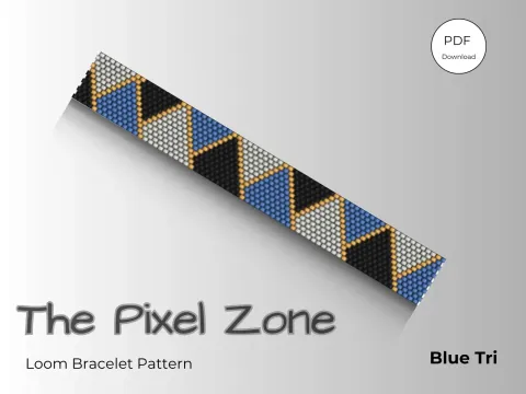 Blue Tri pattern preview
