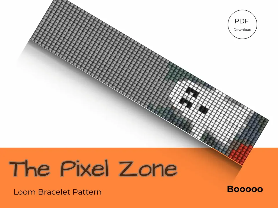 Booooooo loom pattern preview