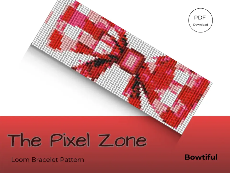 Bowtiful loom pattern preview