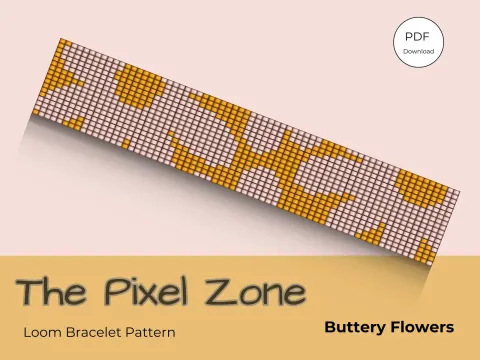 Buttery Flowers pattern preview