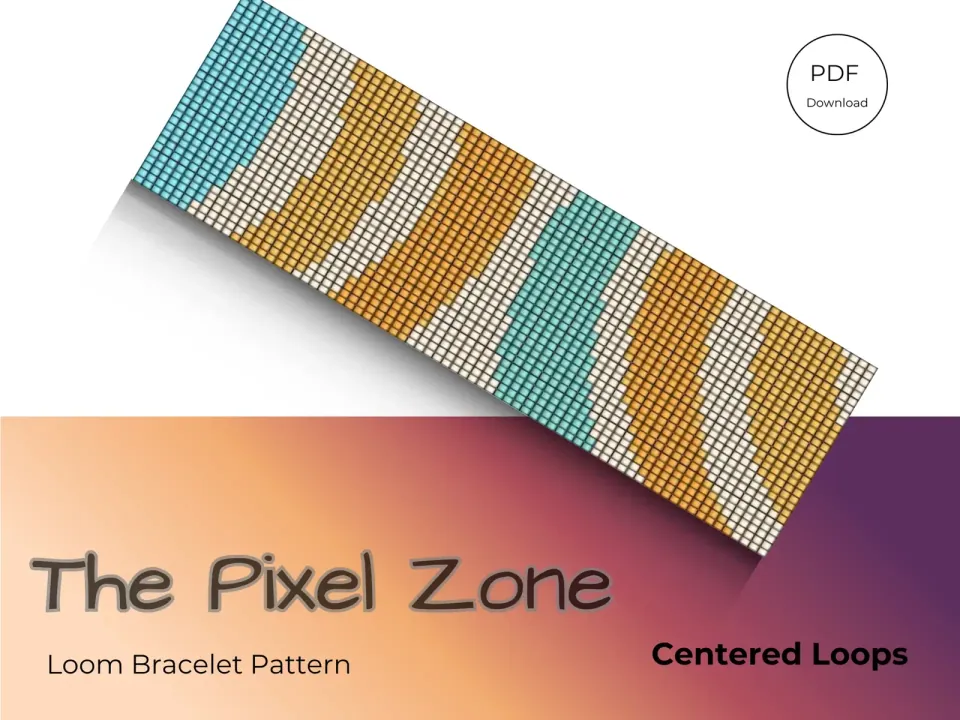Centered Loops loom pattern preview
