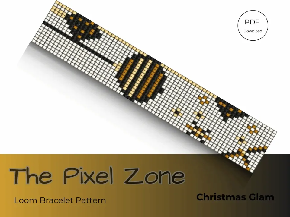 Christmas Glam loom pattern preview