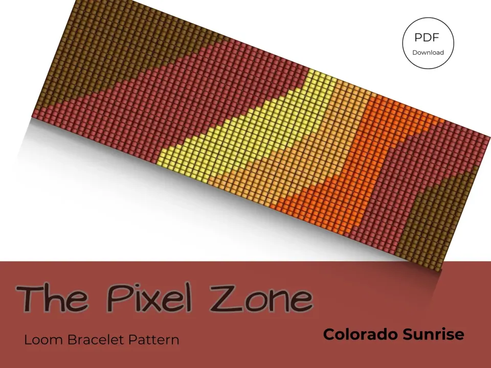Colorado Sunrise loom pattern preview
