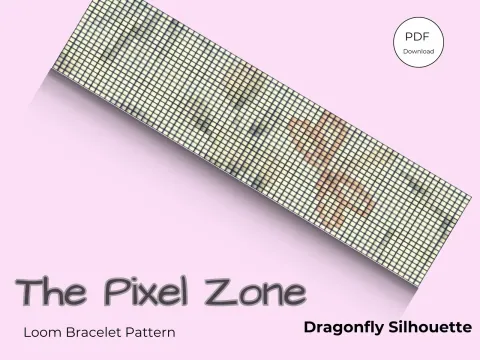Dragonfly Silhouette pattern preview