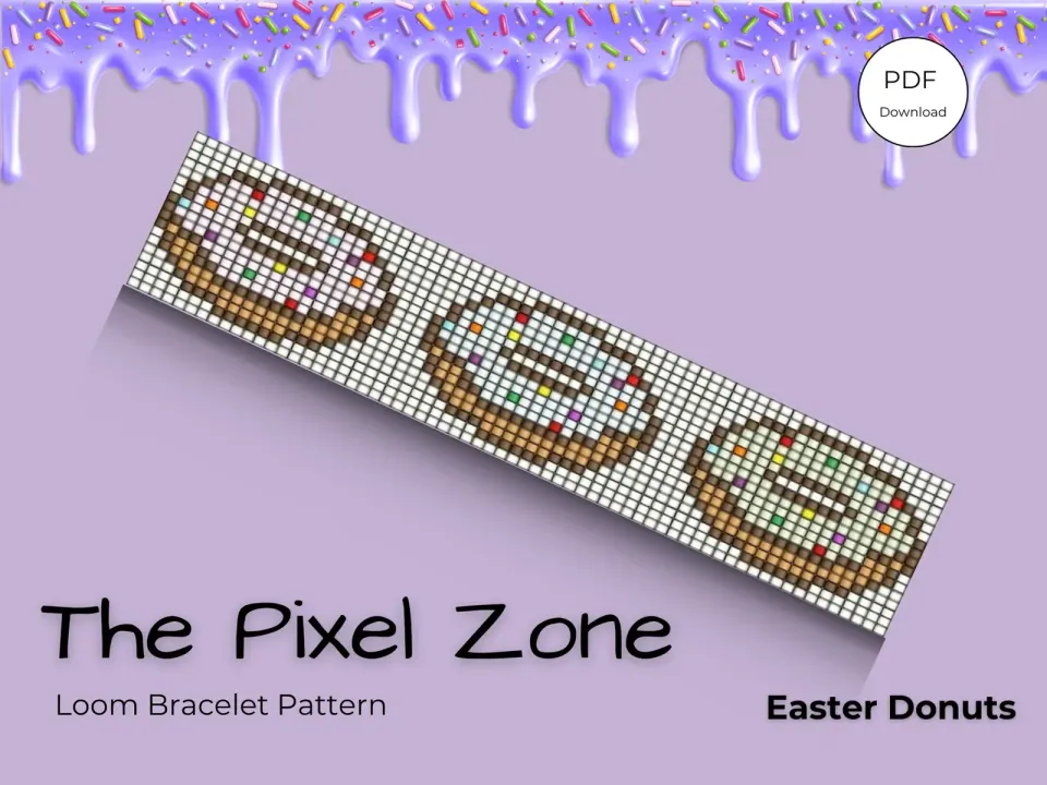 Easter Donuts loom pattern preview