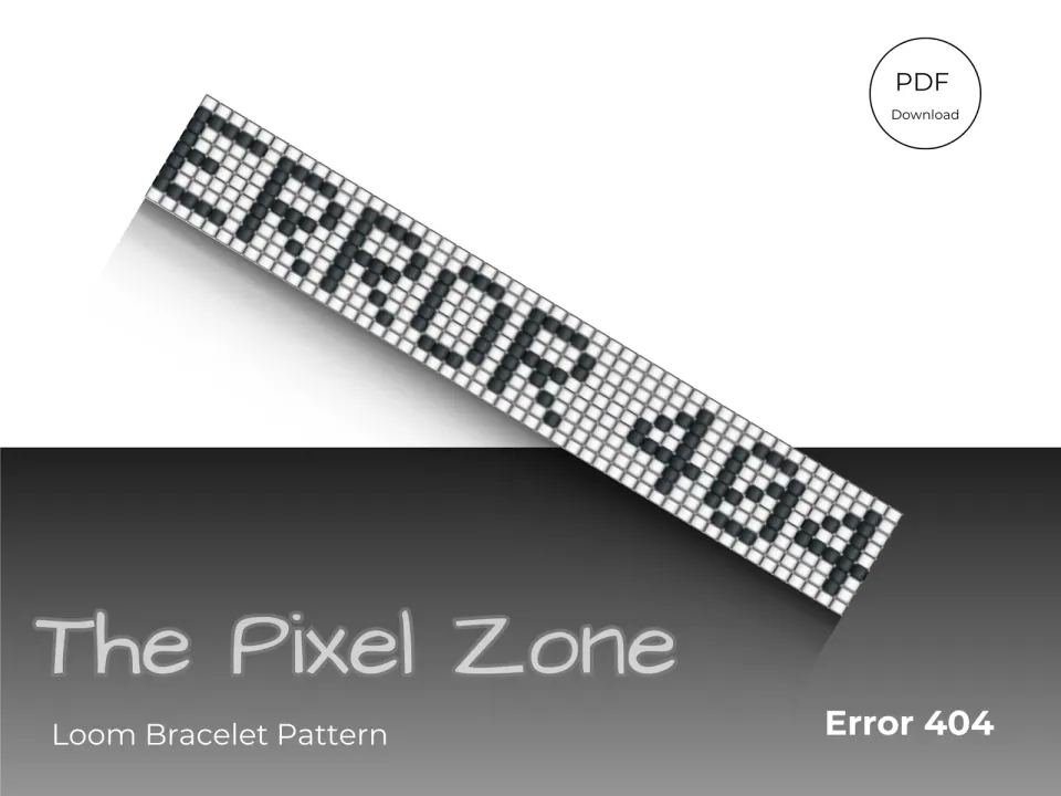 Error 404 loom pattern preview