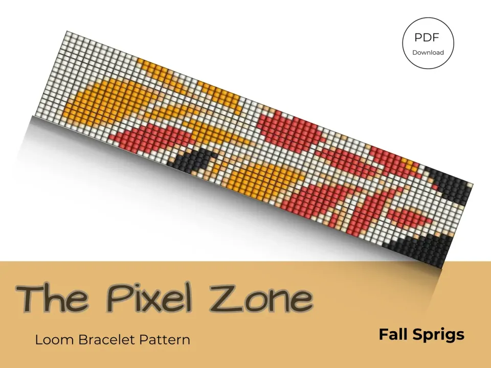 Fall Sprigs loom pattern preview