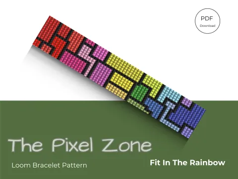 Fit In The Rainbow pattern preview