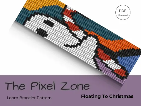 Floating To Christmas pattern preview