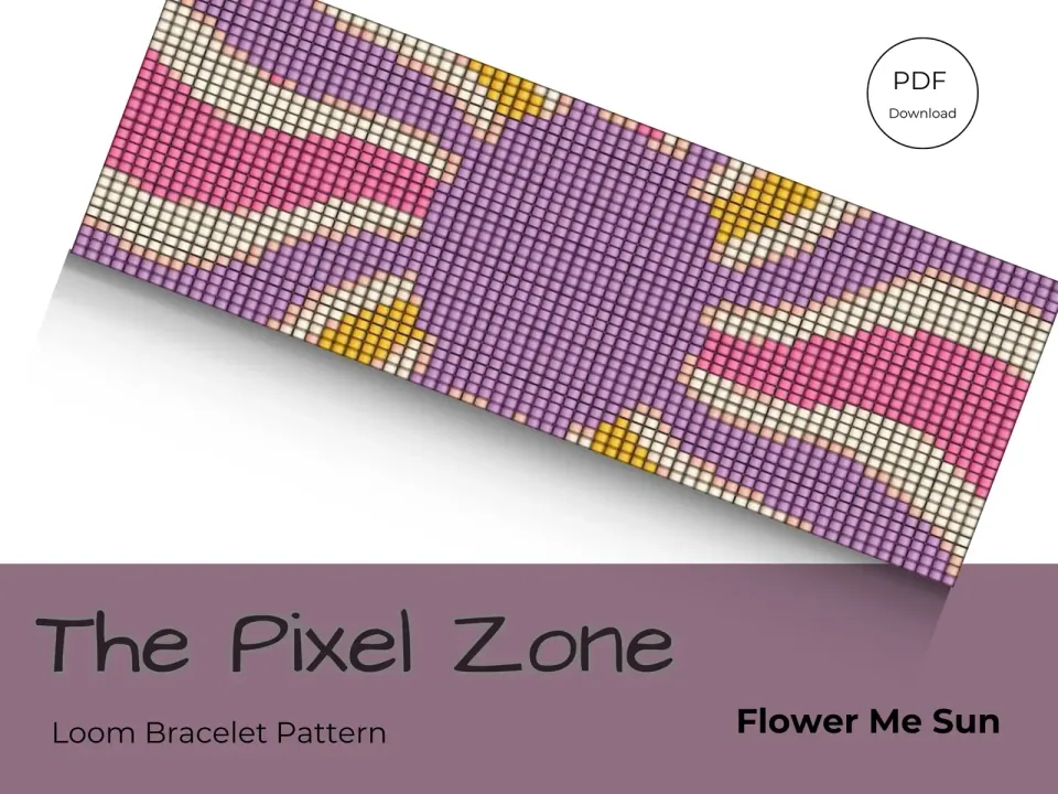 Flower Me Sun loom pattern preview