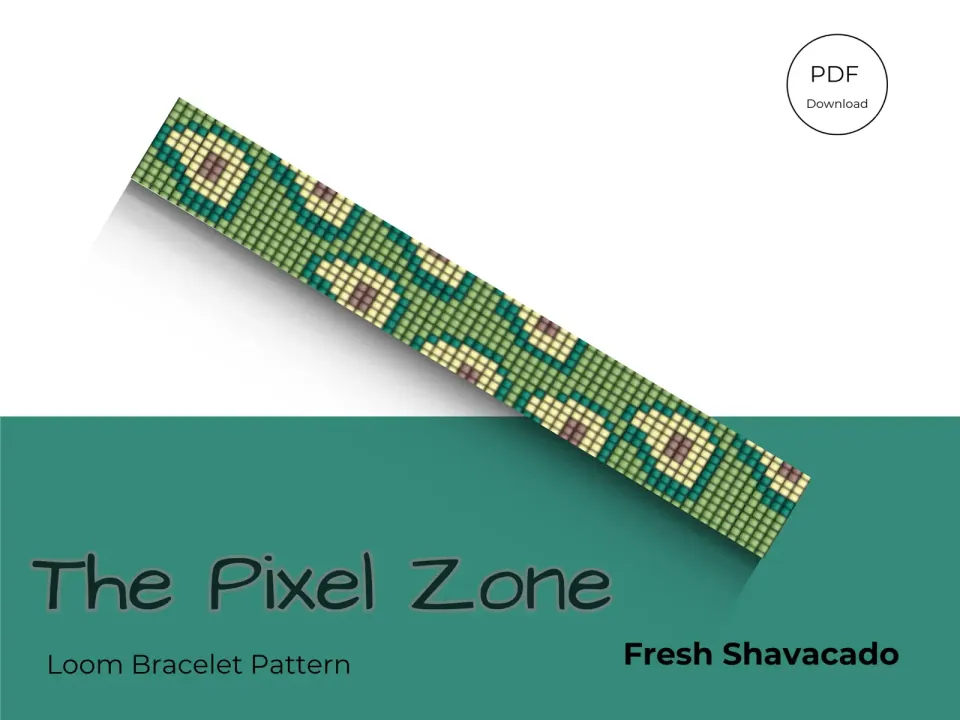 Fresh Shavacado loom pattern preview