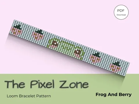 Frog And Berry pattern preview