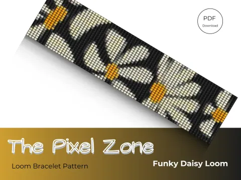 Funky Daisy (Loom) pattern preview
