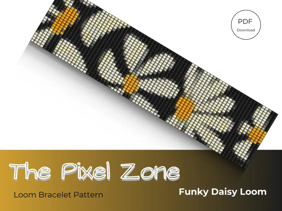 Funky Daisy (Loom) loom pattern preview