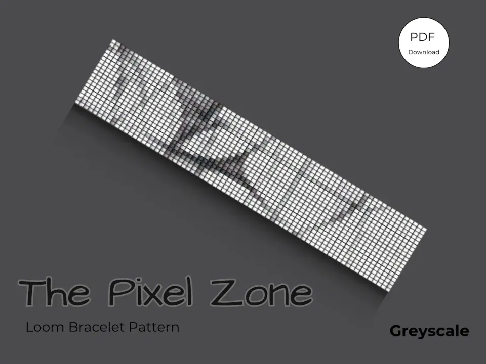 Greyscale loom pattern preview