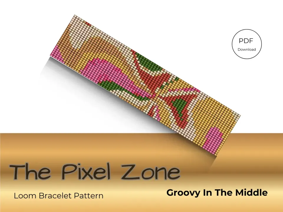 Groovy In The Middle loom pattern preview