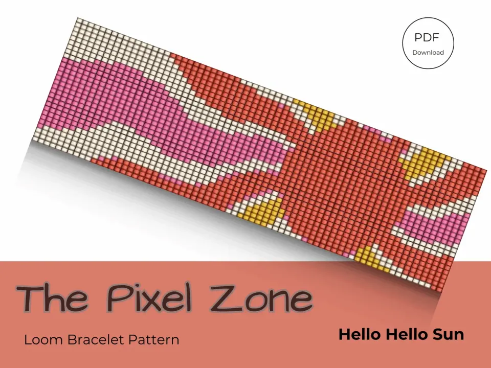 Hello Hello Sun loom pattern preview