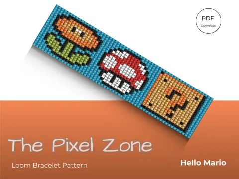 Hello Mario pattern preview