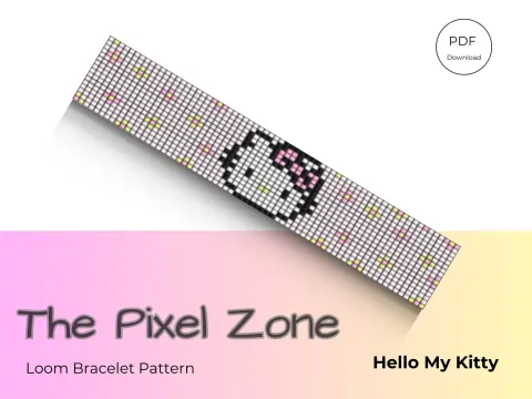 Hello My Kitty pattern preview