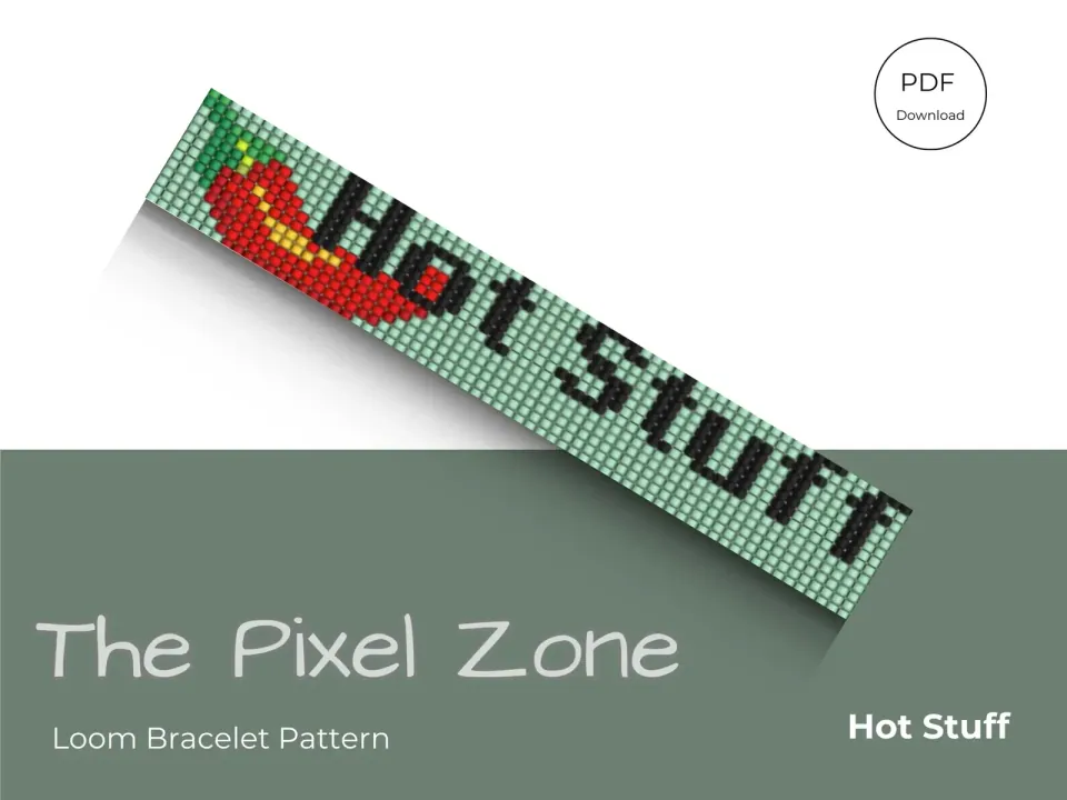 Hot Stuff loom pattern preview