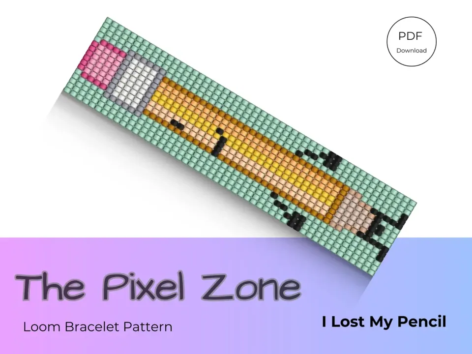 I Lost My Pencil loom pattern preview