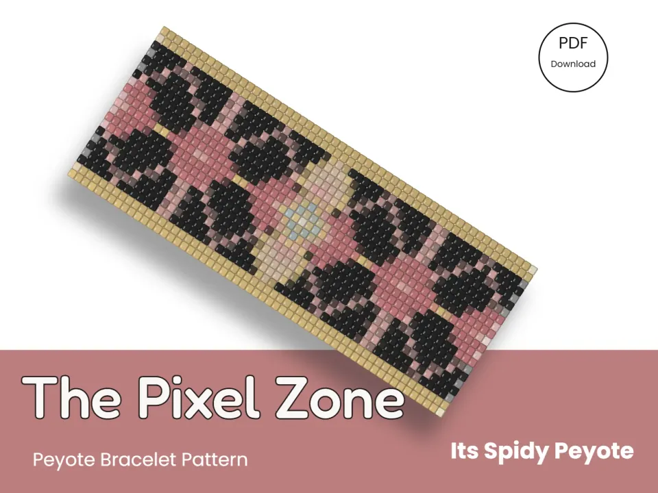 Its Spidy Peyote peyote pattern preview