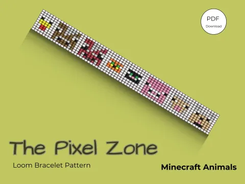 Minecraft Animals pattern preview