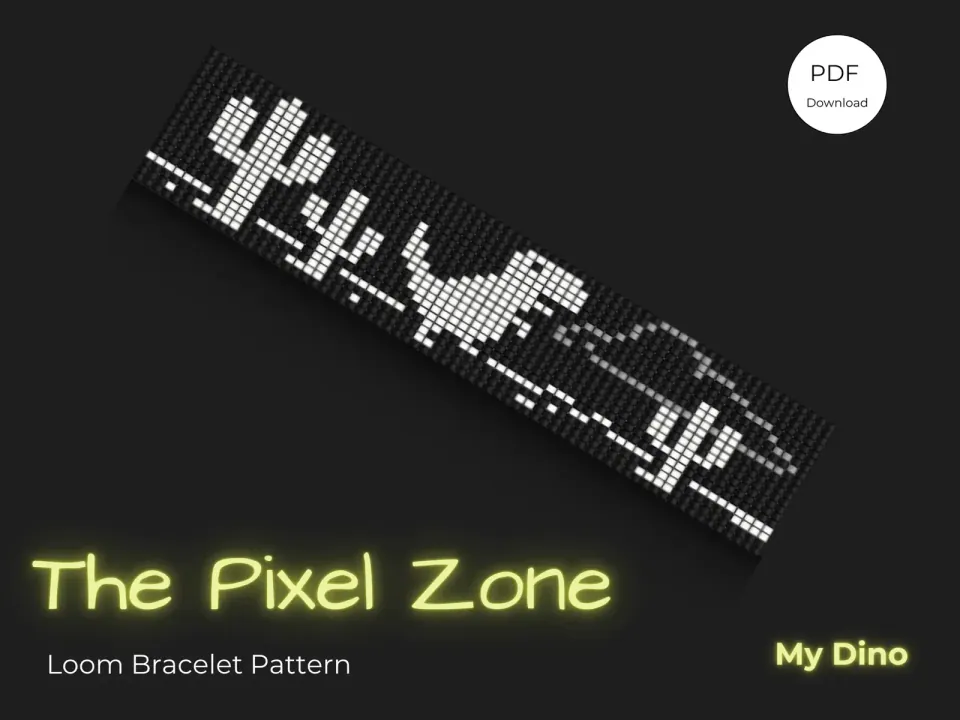 My Dino loom pattern preview