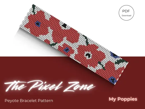 My Poppies pattern preview
