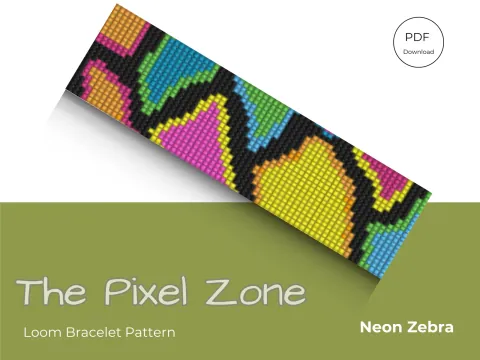 Neon Zebra pattern preview