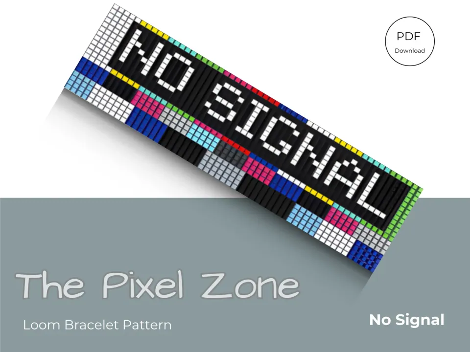 No Signal loom pattern preview