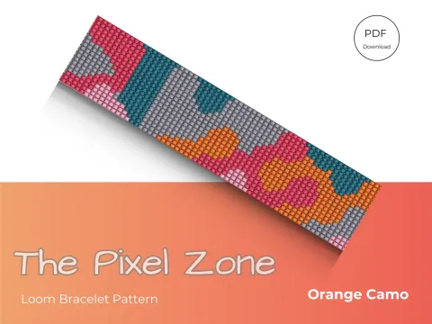 Orange Camo pattern preview