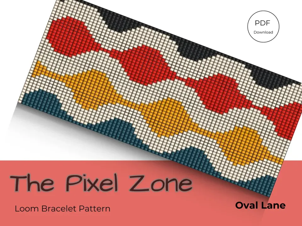 Oval Lane loom pattern preview