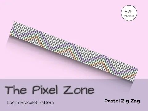 Pastel Zig Zag pattern preview