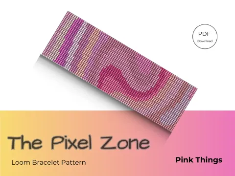 Pink Things pattern preview