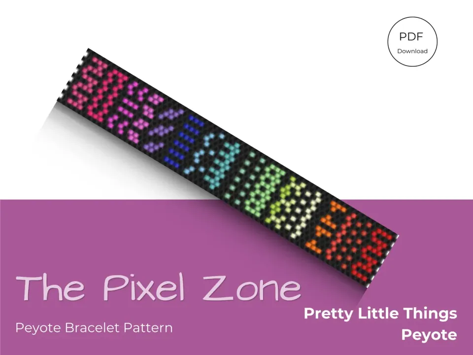 Pretty Little Things Peyote peyote pattern preview