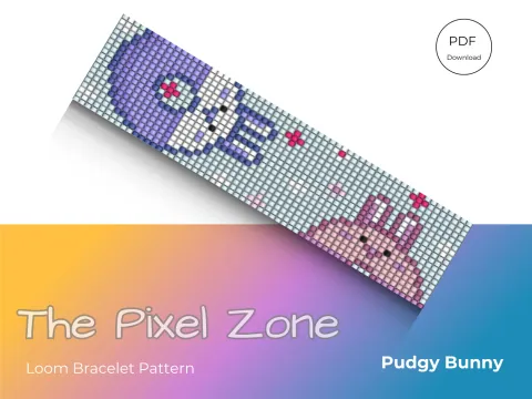 Pudgy Bunny pattern preview