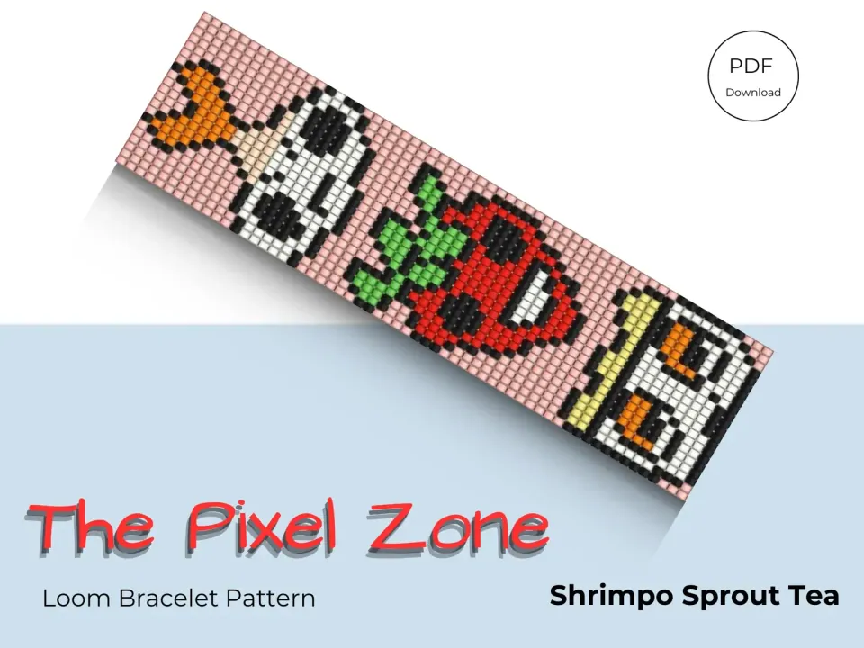Shrimpo Sprout Teagan loom pattern preview
