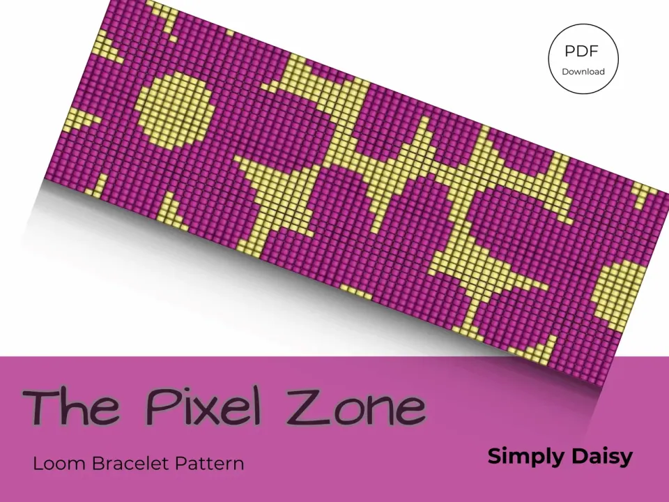 Simply Daisy loom pattern preview