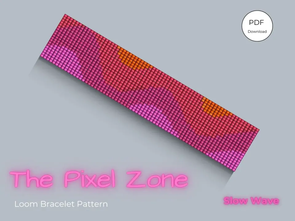 Slow Wave loom pattern preview